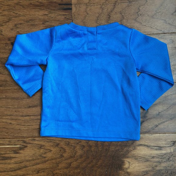 Nike dri-fit long-sleeve blue shirt - Picture 3 of 5